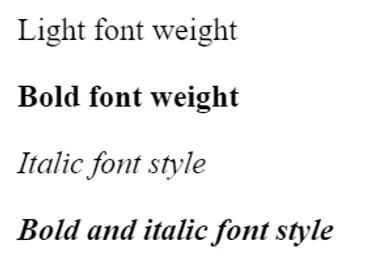 Font-Weights-and-Styles