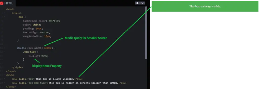 Hide-Elements-With-Media-Queries-Screen-Size-Below-600px