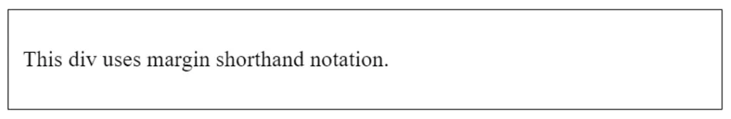Margin-Shorthand