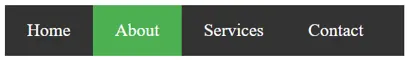 Navigation-Menu-Styling-About-link-is-active