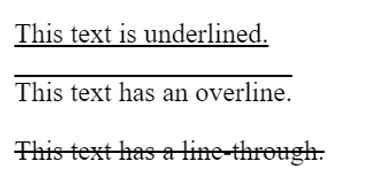 Text-Decoration