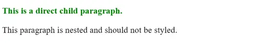 css-combinator-Child-Combinator