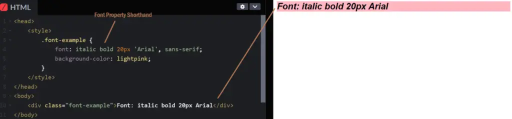 font