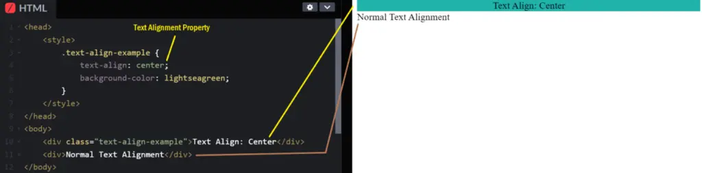 text-align