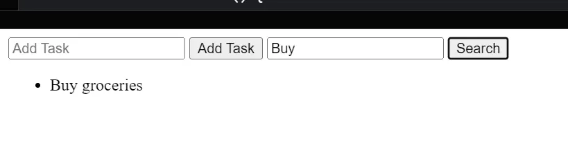 Js-Searching-task