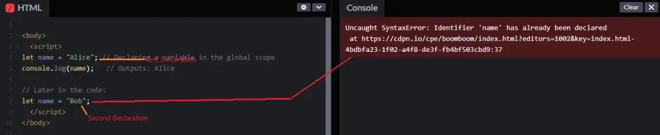Second-declaration-output