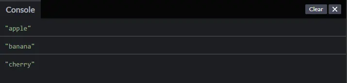 Using-for-each