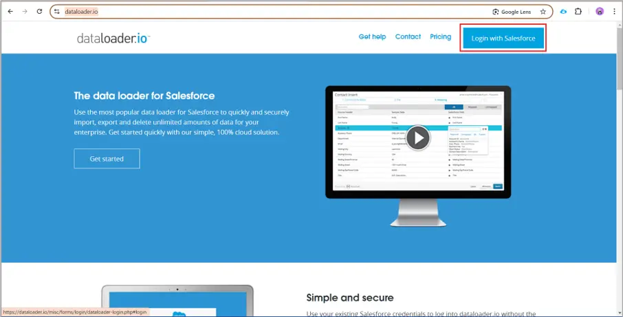 Go-to-the-Data-Loader-website