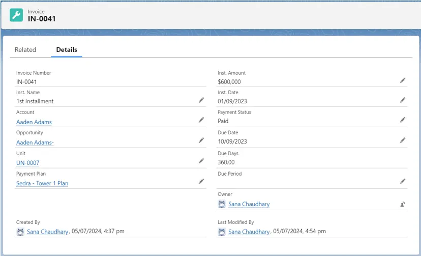 Invoice-Overview
