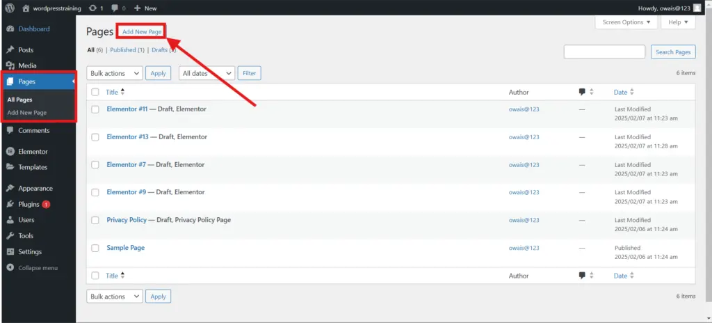 WP-Add-a-new-page
