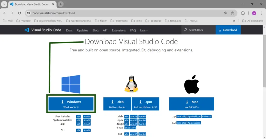 React-Install-visual-