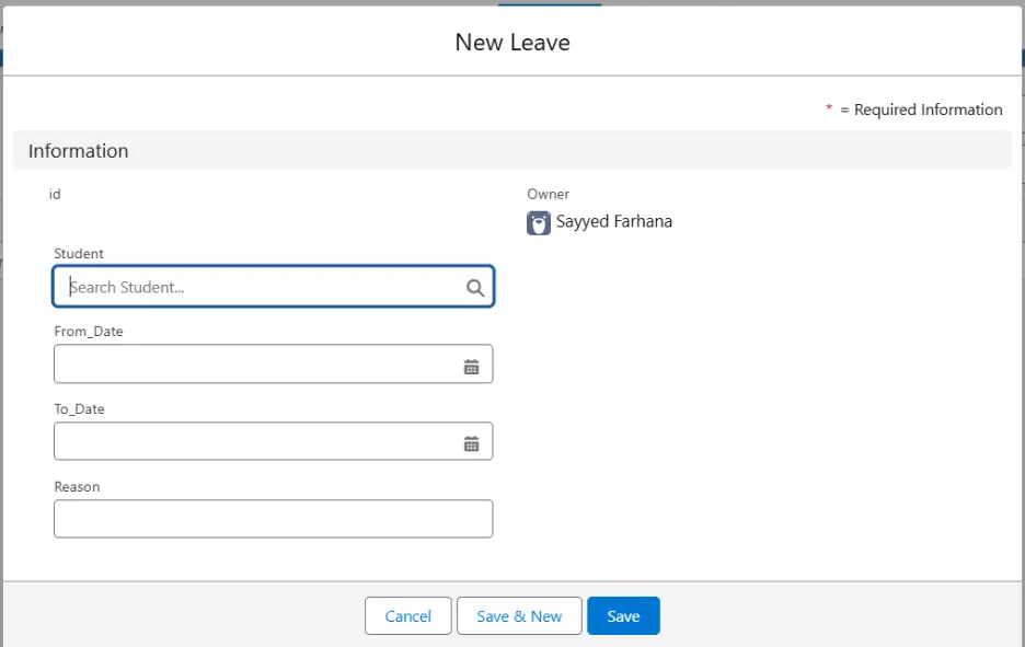 Attendance Management System