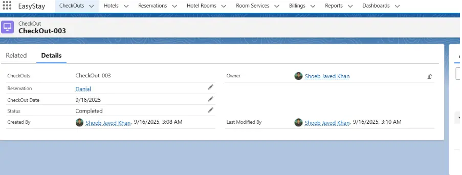 Hotel Reservation