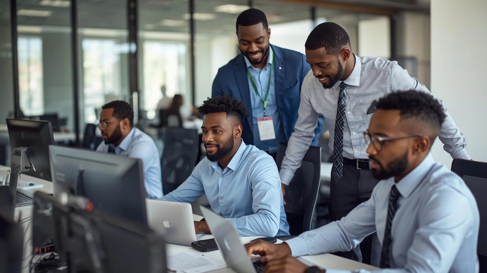 generate professional image of people working in office (2)