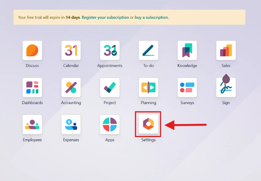 Getting Started: Free Trial ODOO ERP