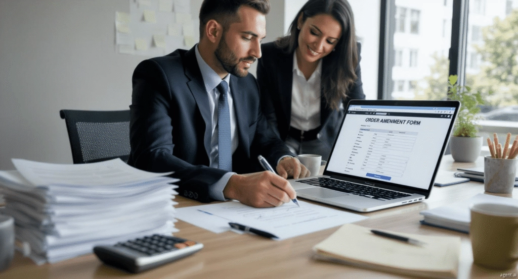 Order Amendment and Approval