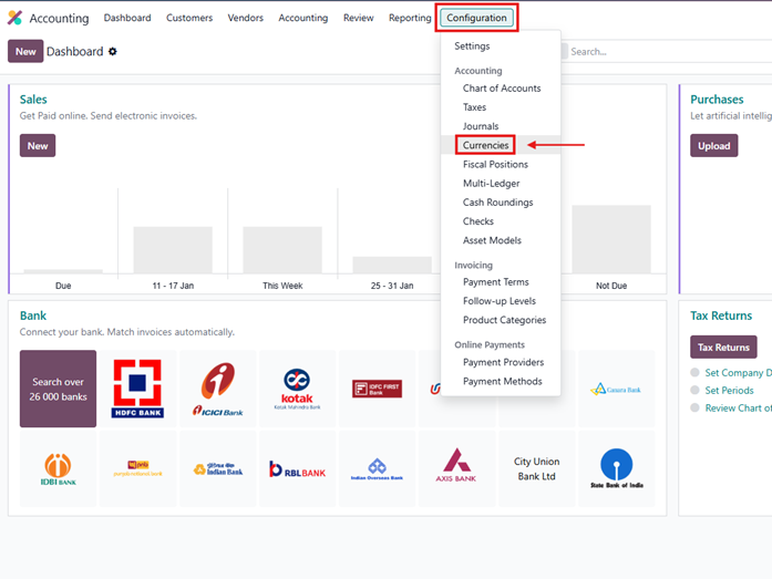 Set-Up & organization Profile
